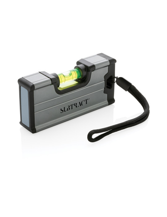 Règle de poche avec niveau et aimant personnalisable