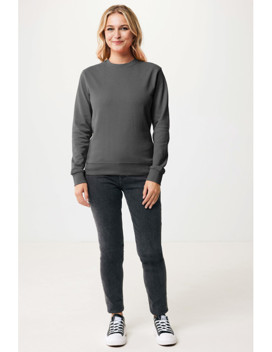 Sweat col rond IQONIQ Zion coton recyclé et bio 340 g/m² personnalisable