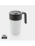Mug inox et PP recyclé GRS 480 ml avec poignée personnalisable