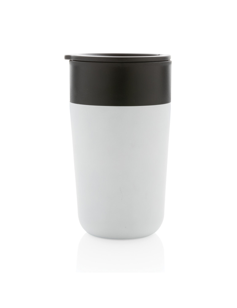 Mug inox et PP recyclé GRS 480 ml avec poignée personnalisable