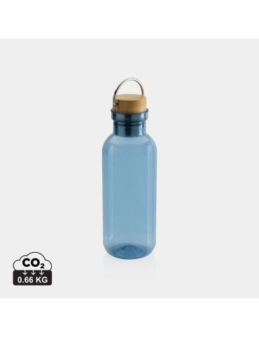 Gourde rPET RCS 680 ml à couvercle bambou personnalisable