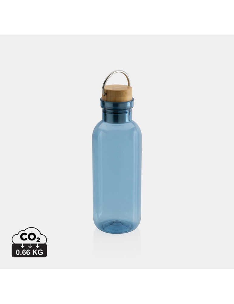 Gourde rPET RCS 680 ml à couvercle bambou personnalisable