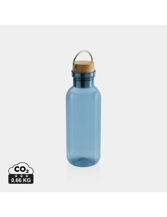 Gourde rPET RCS 680 ml à couvercle bambou personnalisable