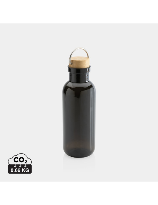 Gourde rPET RCS 680 ml à couvercle bambou personnalisable