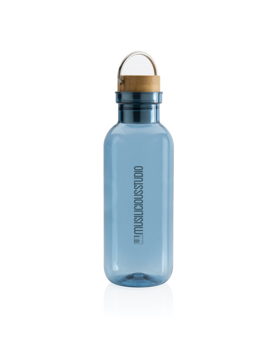 Gourde rPET RCS 680 ml à couvercle bambou personnalisable