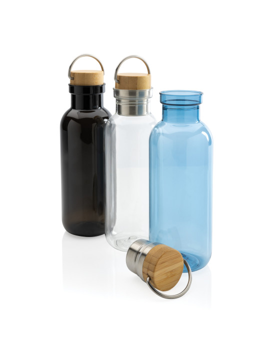 Gourde rPET RCS 680 ml à couvercle bambou personnalisable