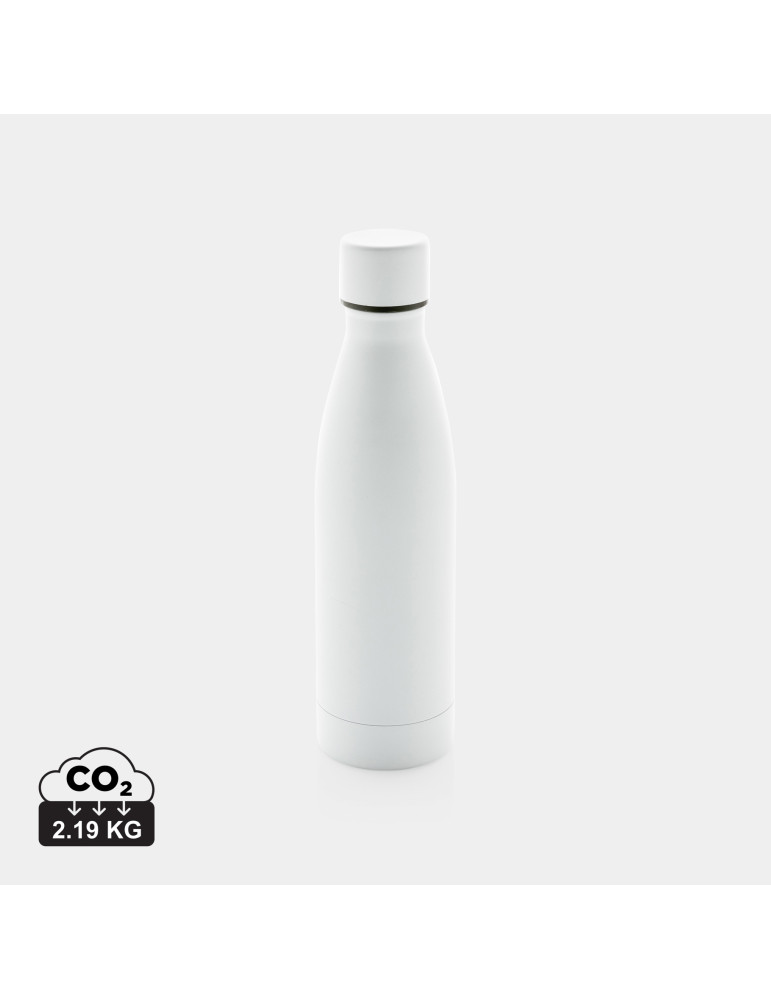 Gourde isotherme colorée inox recyclé RCS 500 ml personnalisable