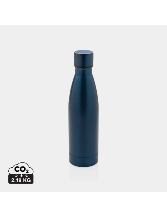 Gourde isotherme colorée inox recyclé RCS 500 ml personnalisable