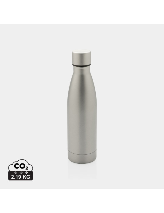 Gourde isotherme colorée inox recyclé RCS 500 ml personnalisable
