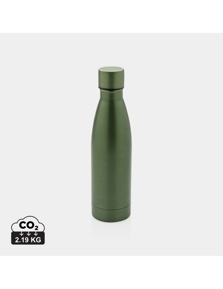 Gourde isotherme colorée inox recyclé RCS 500 ml personnalisable