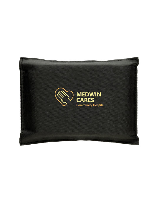 Couverture de secours dans une pochette en rPET RCS Solra personnalisable