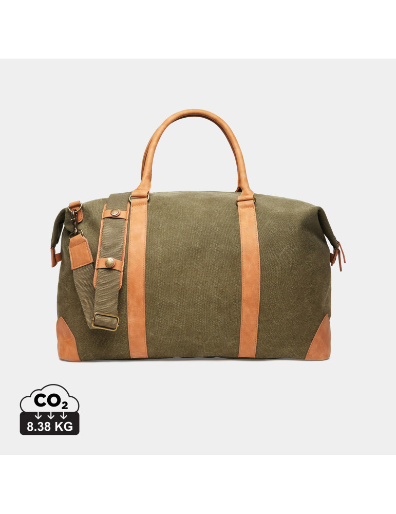 Sac duffle Vinga Bosler 40 litres toile recyclée RCS personnalisable
