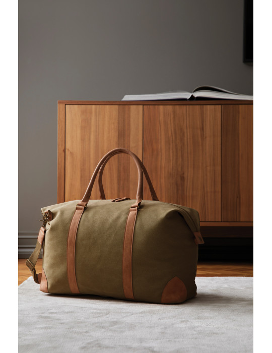 Sac duffle Vinga Bosler 40 litres toile recyclée RCS personnalisable