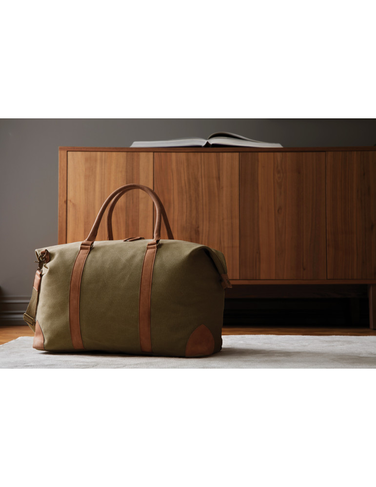 Sac duffle Vinga Bosler 40 litres toile recyclée RCS personnalisable
