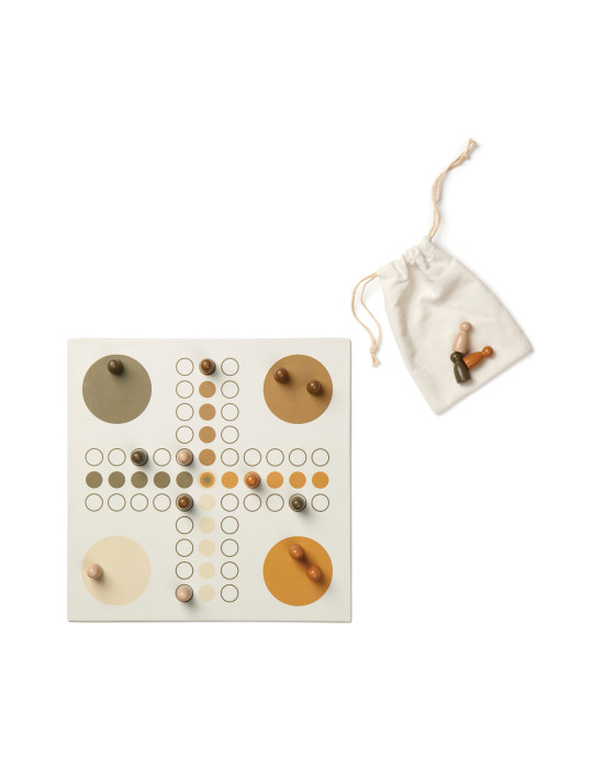 Coffret de trois jeux Vinga Coffee Yacht Ludo morpion personnalisable