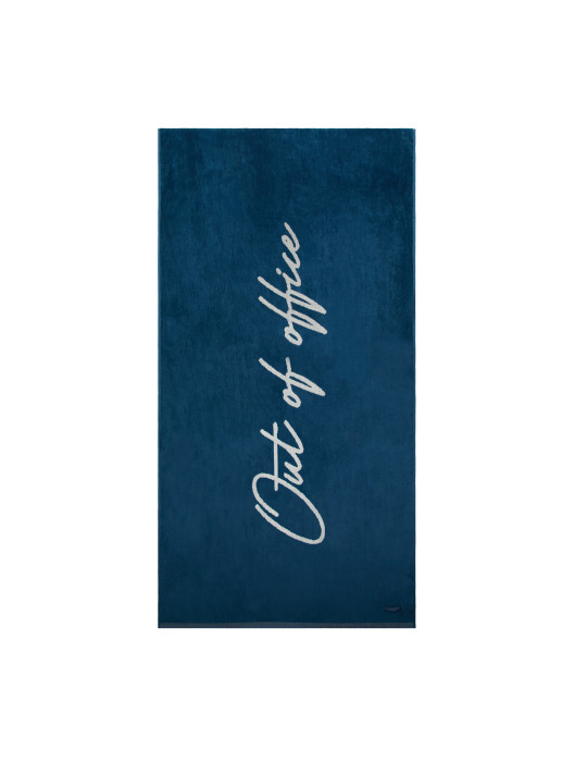 Drap de plage Vinga pour transat en coton biologique personnalisable