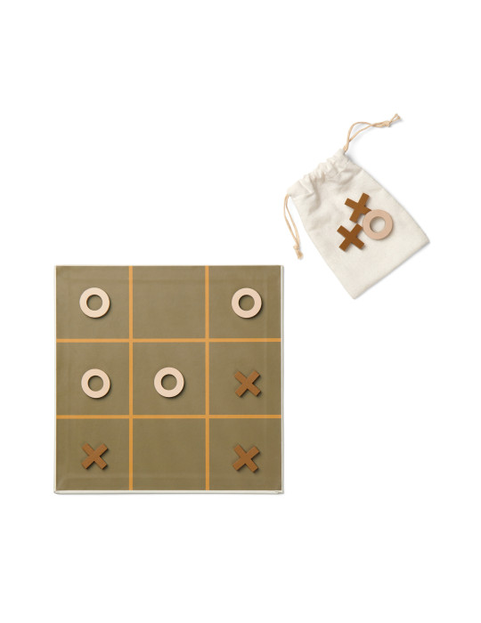 Coffret de trois jeux Vinga Coffee Yacht Ludo morpion personnalisable