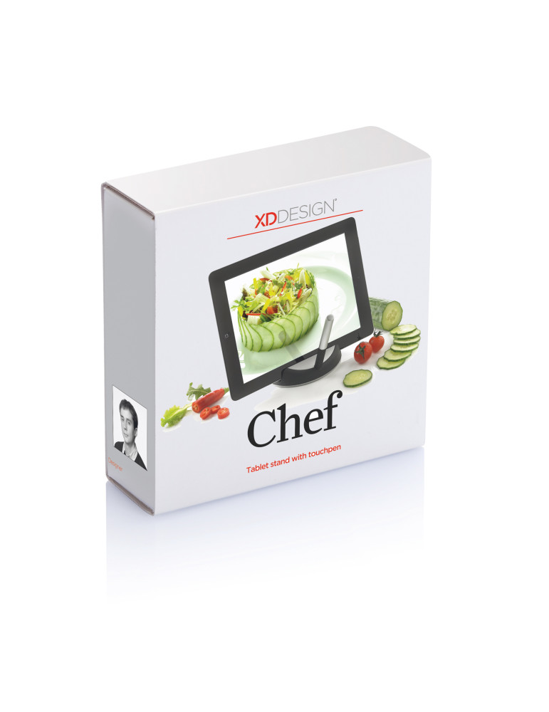 Support à tablette avec stylet Chef XD Design personnalisable