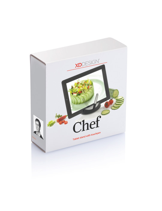Support à tablette avec stylet Chef XD Design personnalisable