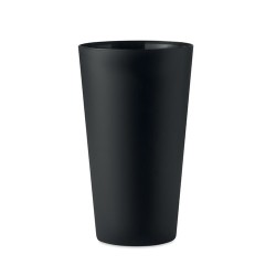 Gobelet réutilisable  500ml - FESTA LARGE Matières : polypropylène (PP) Couleurs : noir cadeau entreprise pas cher