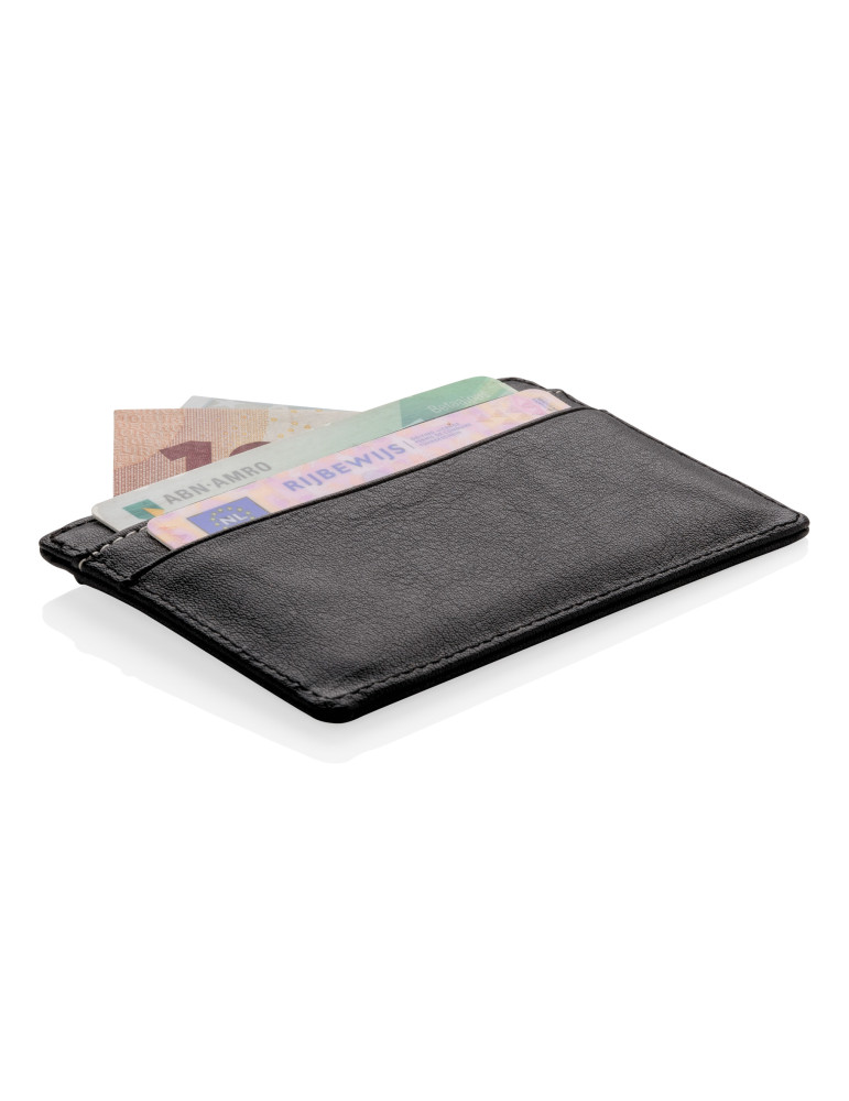 Porte-cartes Swiss Peak RFID en PU personnalisable