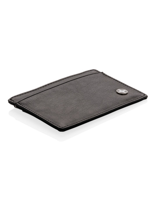 Porte-cartes Swiss Peak RFID en PU personnalisable