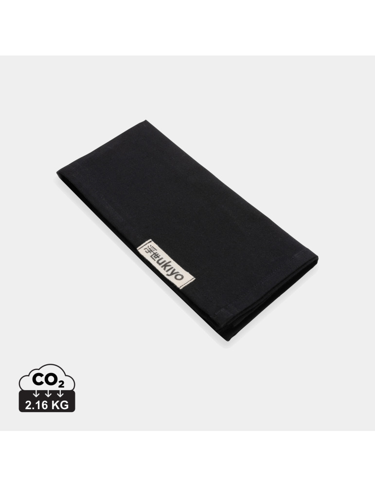 Ensemble de 4 serviettes de table Ukiyo en coton recyclé 180gr Aware personnalisable