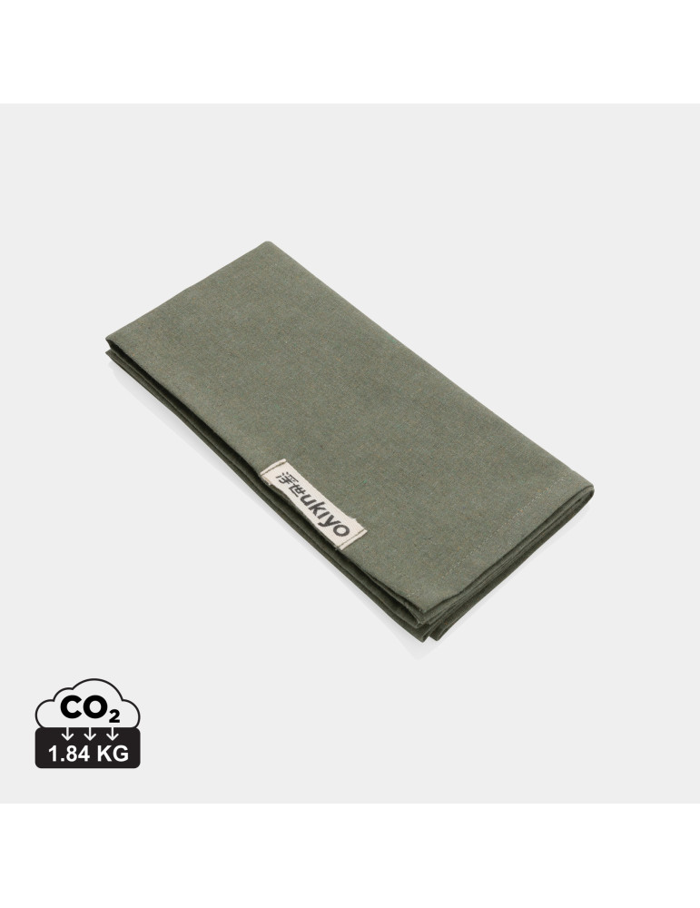 Ensemble de 4 serviettes de table Ukiyo en coton recyclé 180gr Aware personnalisable