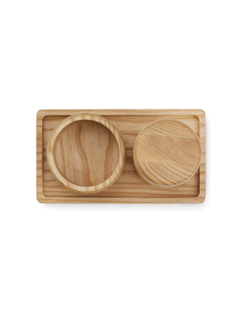 Set sel et poivre Vinga Retro en frêne FSC personnalisable