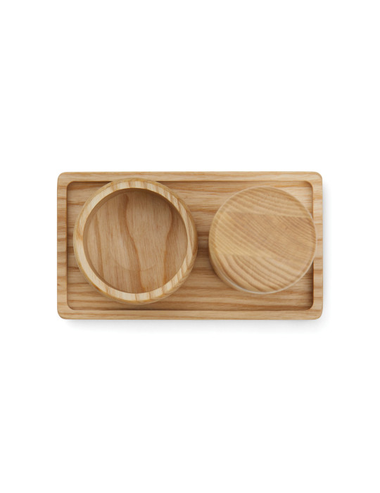 Set sel et poivre Vinga Retro en frêne FSC personnalisable