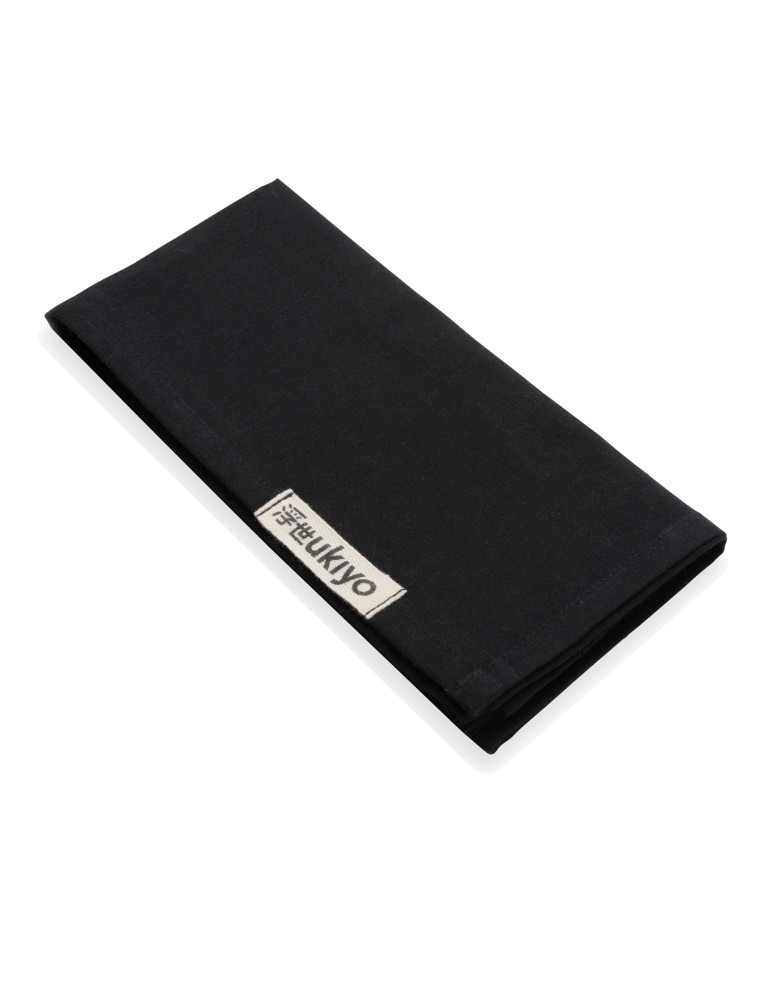 Ensemble de 4 serviettes de table Ukiyo en coton recyclé 180gr Aware personnalisable