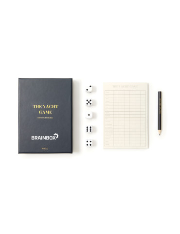 Jeu de cinq dés Vinga The Yacht en boîte cadeau personnalisable 2