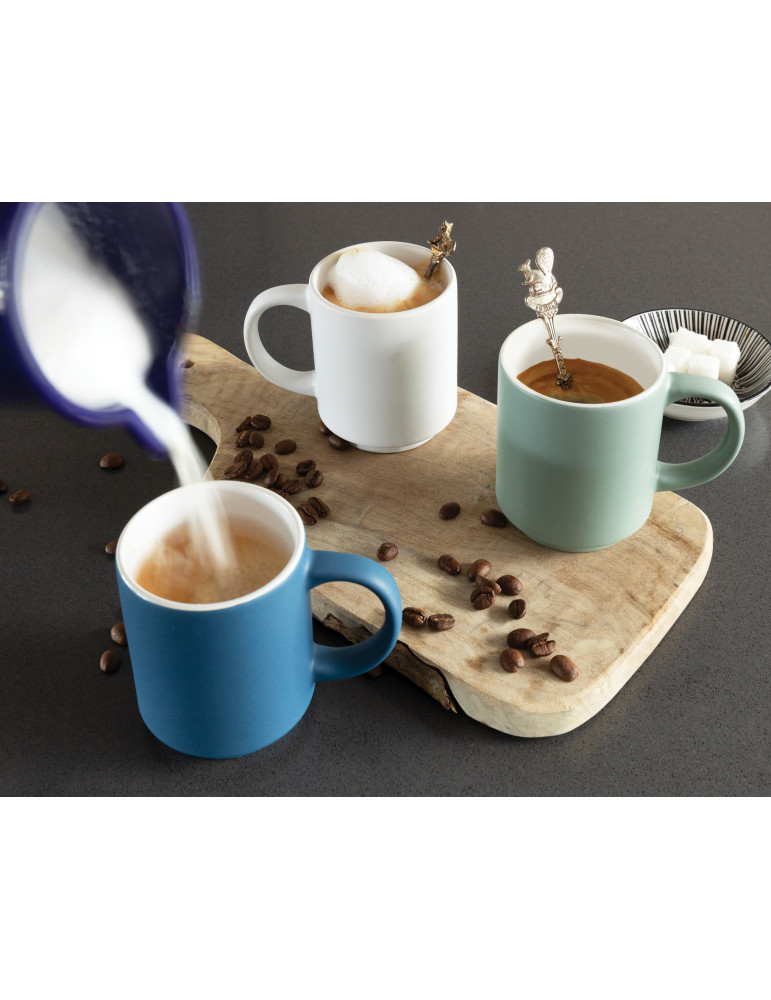 Mug empilable en céramique 180 ml personnalisable