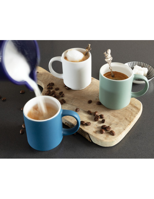 Mug empilable en céramique 180 ml personnalisable
