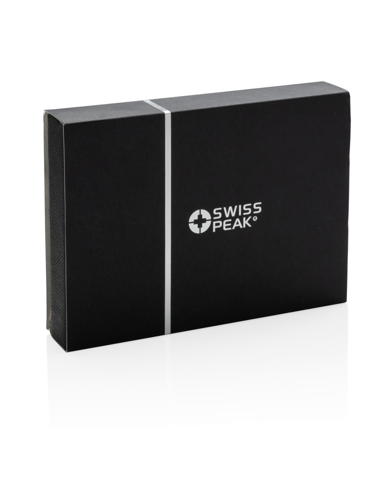 Étui passeport Swiss Peak RFID personnalisable