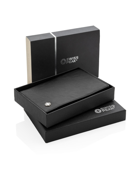 Étui passeport Swiss Peak RFID personnalisable