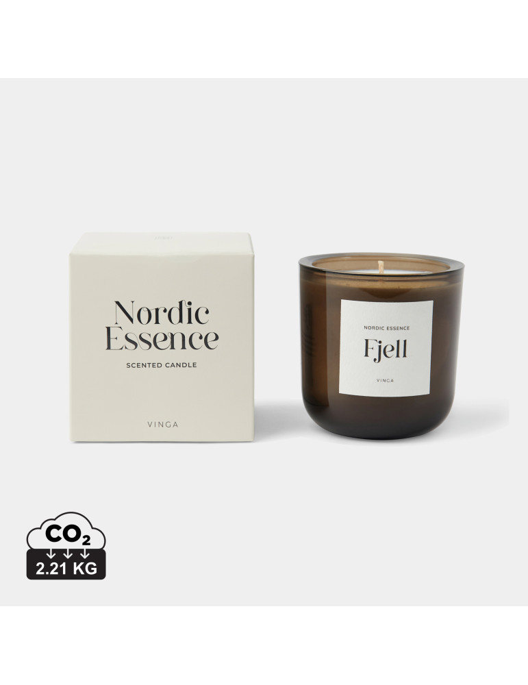Grande bougie parfumée Vinga Nordic 230 g soja publicitaire