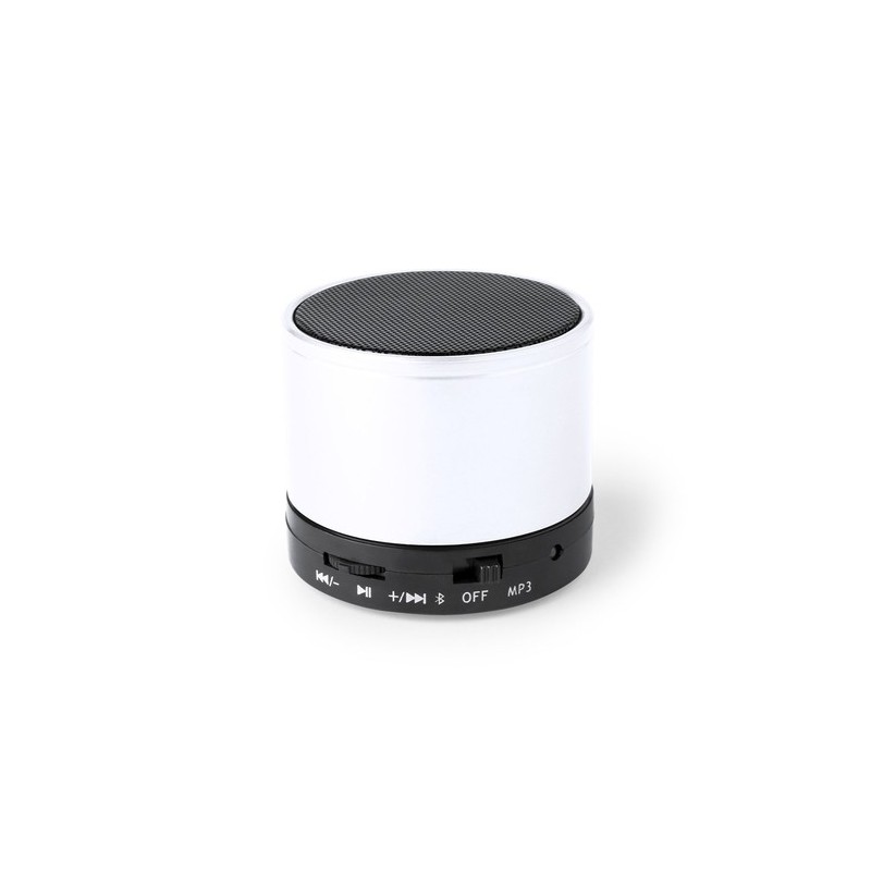 Haut-Parleur Bluetooth Économique 3W Personnalisé Martins Matières : métal Couleurs : rouge goodies publicitaire durable