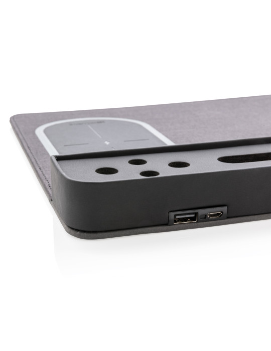 Tapis de souris Air avec chargeur à induction 5W personnalisable