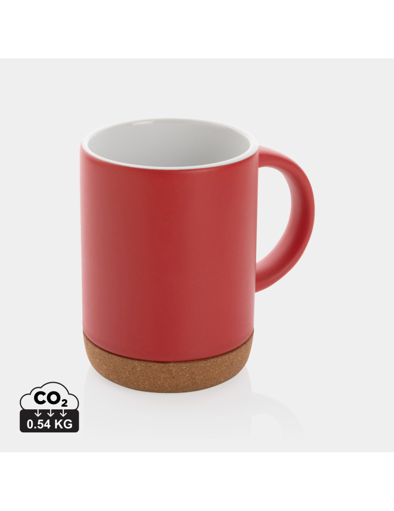 Mug céramique 280 ml à base liège personnalisable