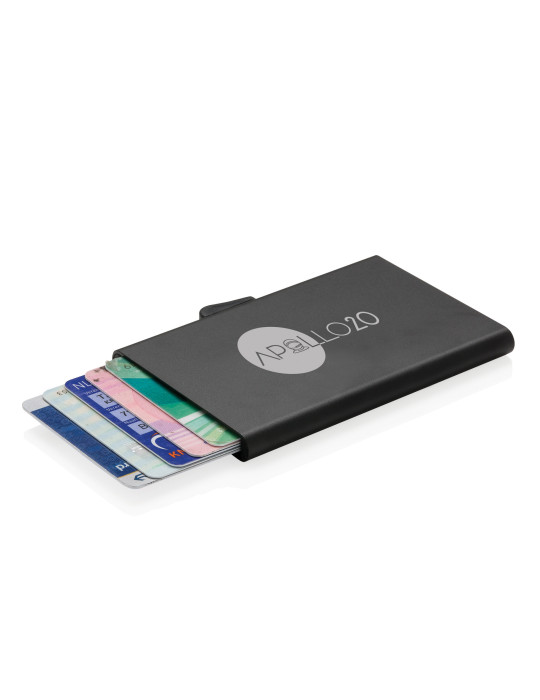 Porte-cartes aluminium C-Secure RFID personnalisable