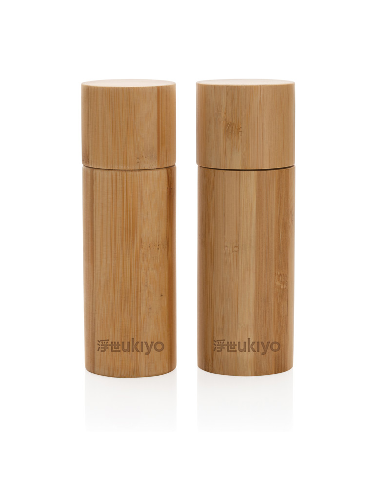Set poivre et sel en bambou Ukiyo personnalisable
