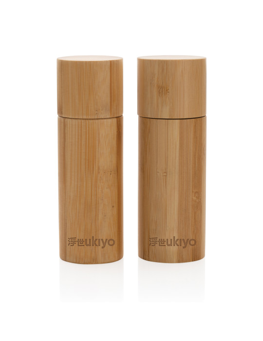 Set poivre et sel en bambou Ukiyo personnalisable