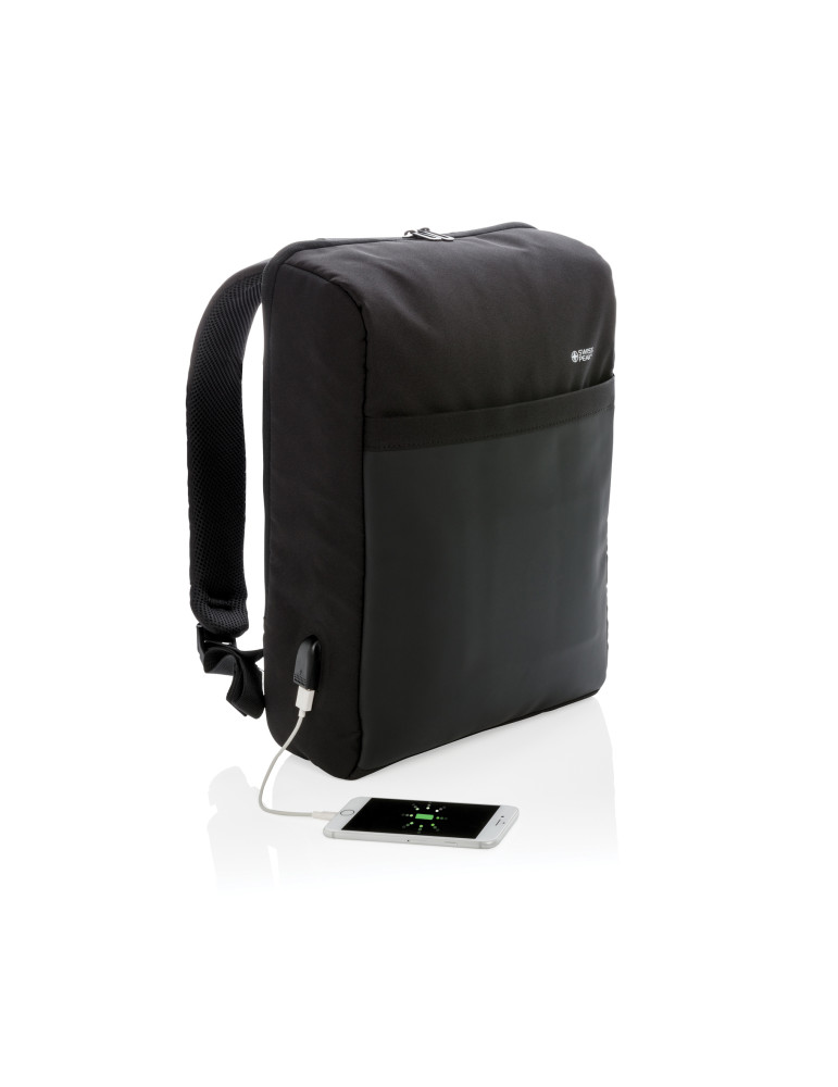 Sac à dos Swiss Peak antivol ordinateur 15 pouces personnalisable