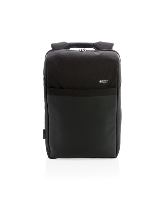 Sac à dos Swiss Peak antivol ordinateur 15 pouces personnalisable