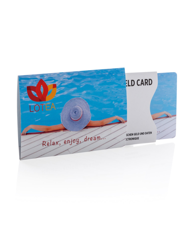 Carte bouclier RFID sans batterie personnalisable