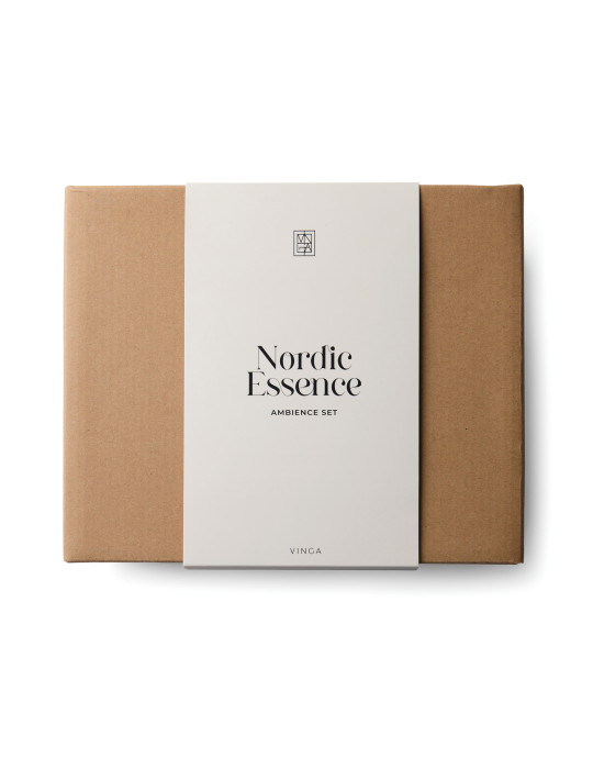 Coffret d’ambiance Vinga Nordic bougie et diffuseur personnalisable