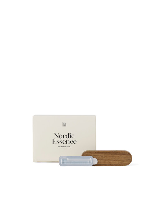 Parfum de voiture Vinga Nordic support acacia FSC personnalisable