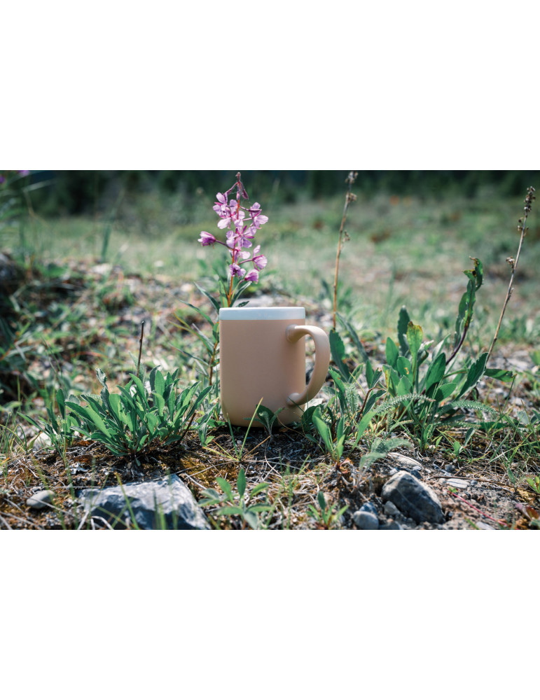 Mug céramique 300 ml à rebord blanc personnalisable