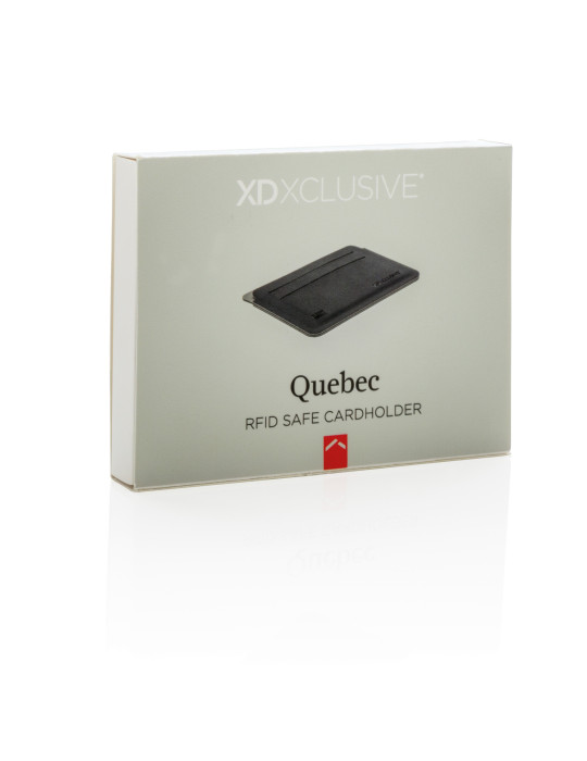 Porte-cartes Québec RFID en PU personnalisable